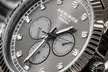 Men's Akribos 12 Diamond Markers Multi-Function Stainless Steel Bracelet Watch - Second Medium