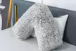 Soft and Fluffy V-Shape Fleece Pillow in choice of colours - Image 2