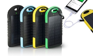 Waterproof Portable Solar Power Bank Charger 