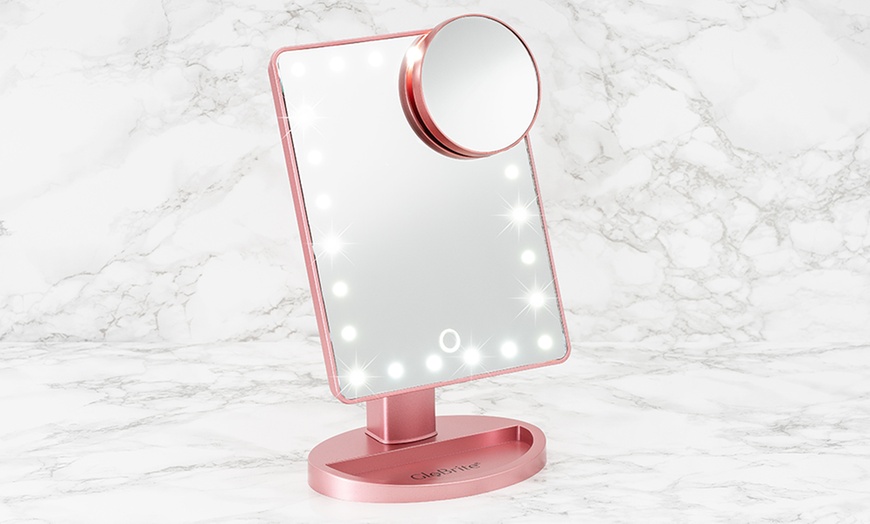 Image 2: Touchscreen LED Make-Up Mirror