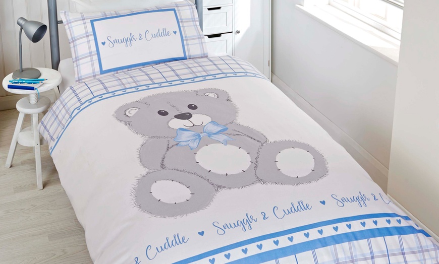 Image 1: Kids' Teddy Bear Duvet Set