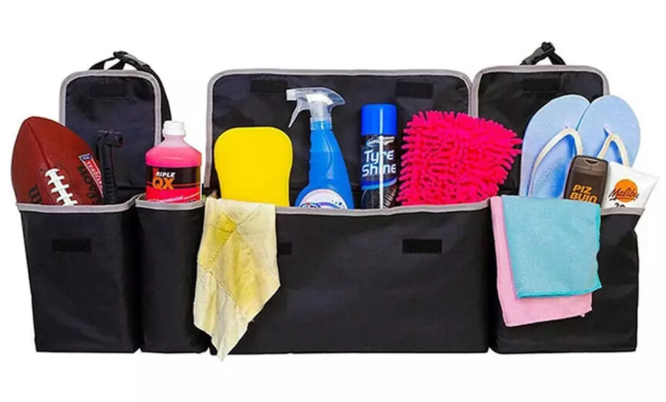 Organisateur de coffre de voiture à 4 compartiments, livraison offerte - Image 4