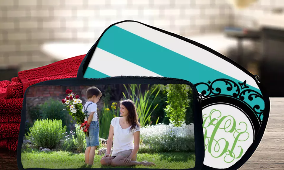 One, Two, or Three Personalized Cosmetic Bags from Paper Concierge (Up to 72% Off) - Second Medium