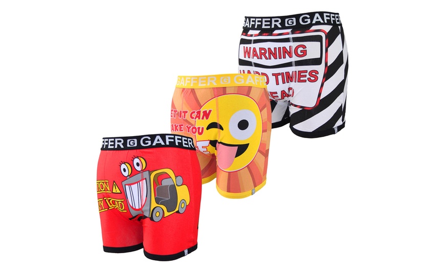 Image 5: Three Gaffer Men's Novelty Boxers
