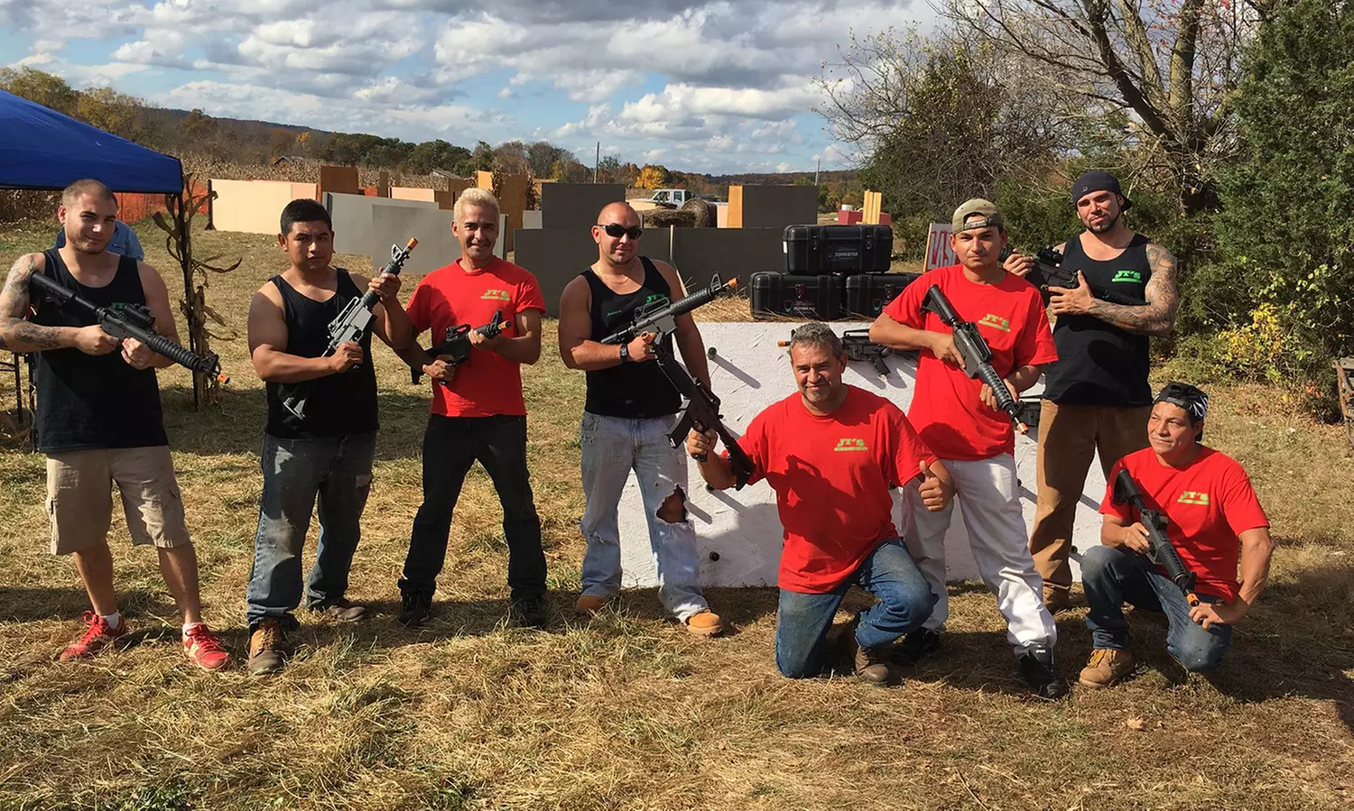90-Minute Outdoor Tactical Laser Tag Games for One, Two, or Four at Bullseye Virtual Combat (Up to 52% Off) - Primary Image