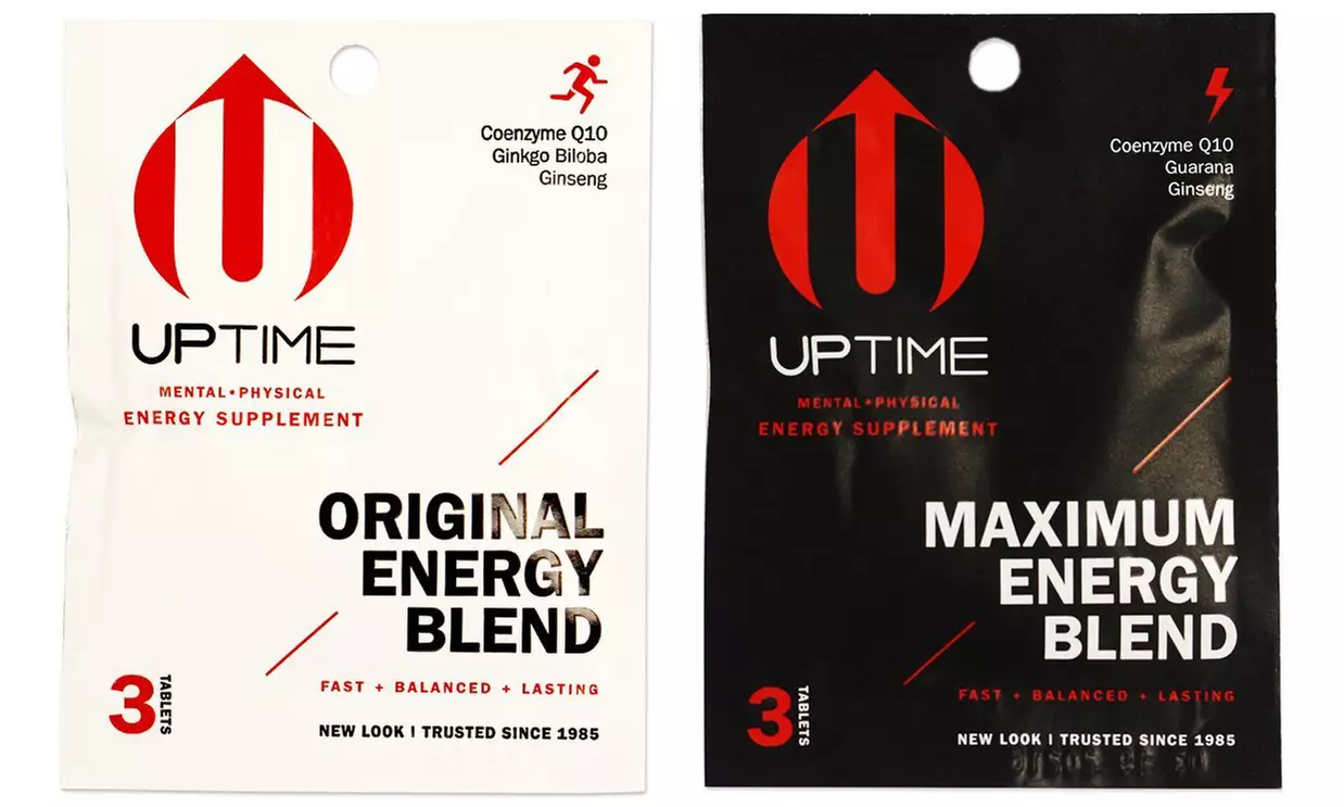 Uptime Energy Original or Maximum Blend Tablets (24- or 48-Count) - Primary Image
