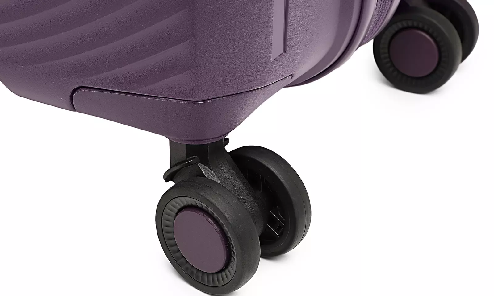 Maleta de ruedas rígida British Traveller con diseño ondulado