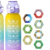 Image 10: Stay Hydrated in Style: 700ml/1L Fruit-Scented Water Bottle with 7 Refreshing Fragrance Rings
