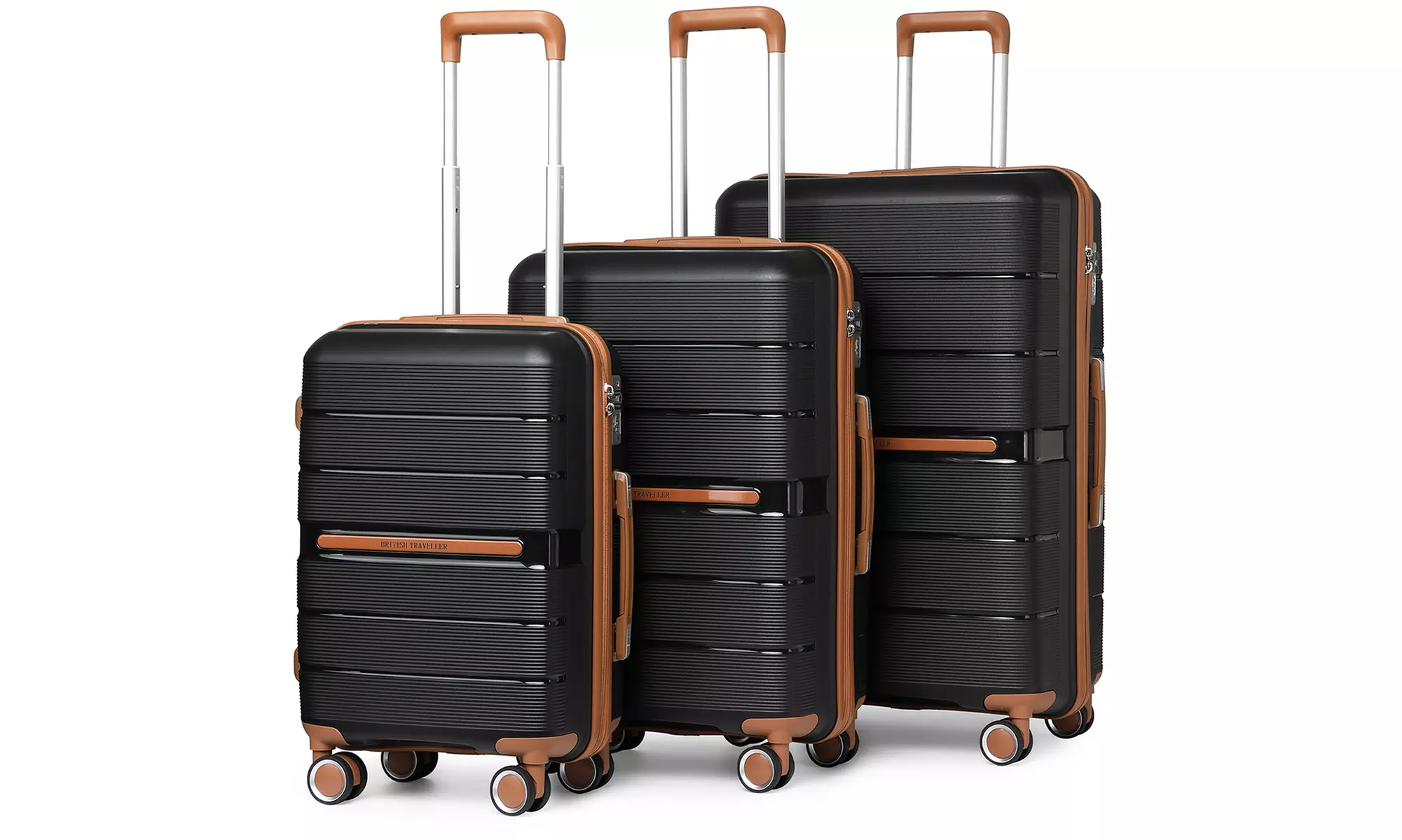 Kono Hard Shell PP Suitcases – Lightweight, Durable Luggage