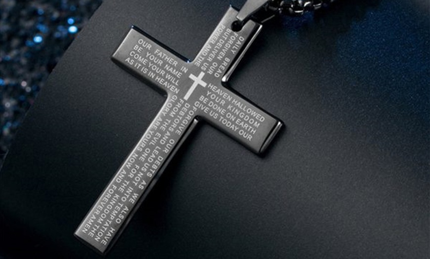 Image 4: Cross Pendant Necklace