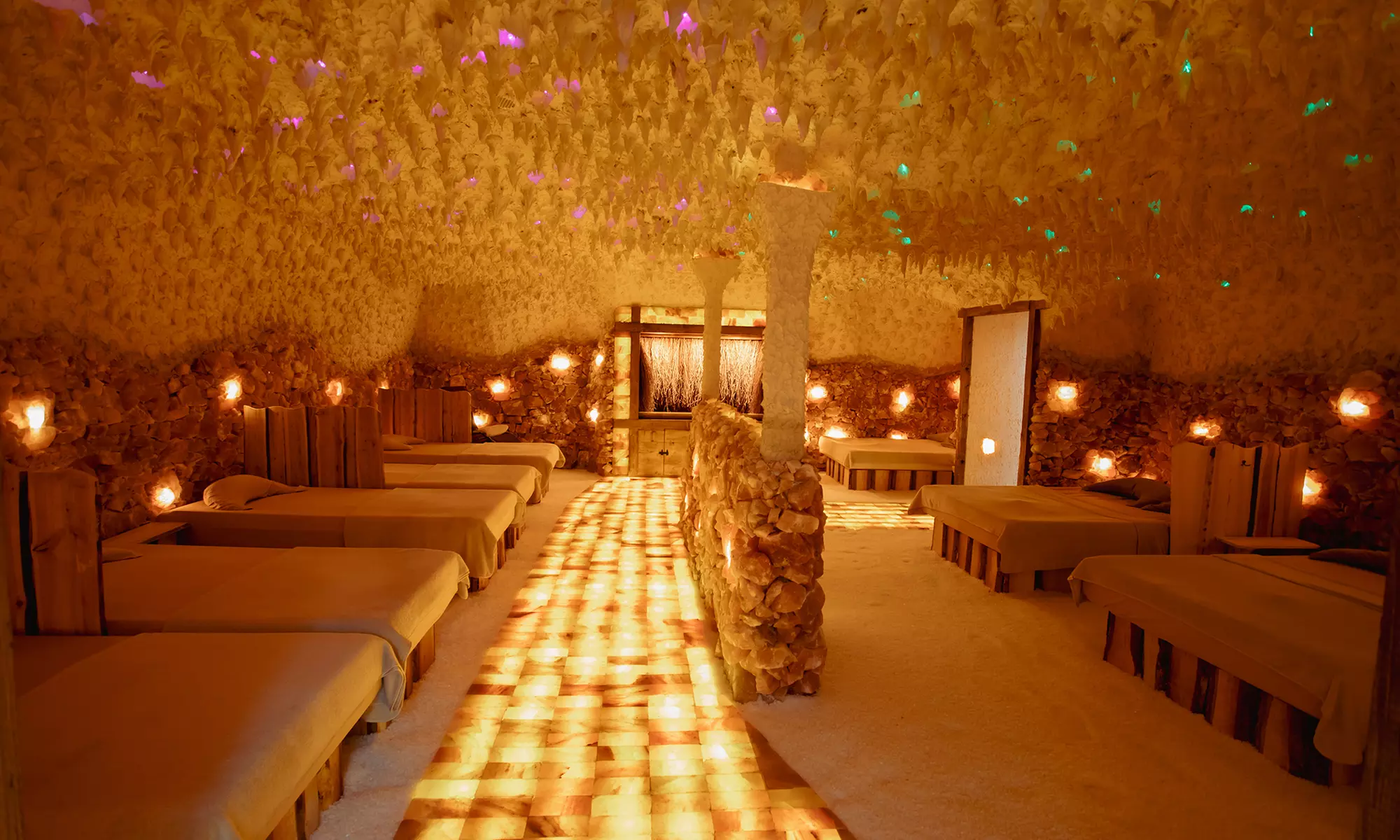 2x 45 Min. Salzgrotte für 1 Person oder 45 Min. Entspannung zu zweit