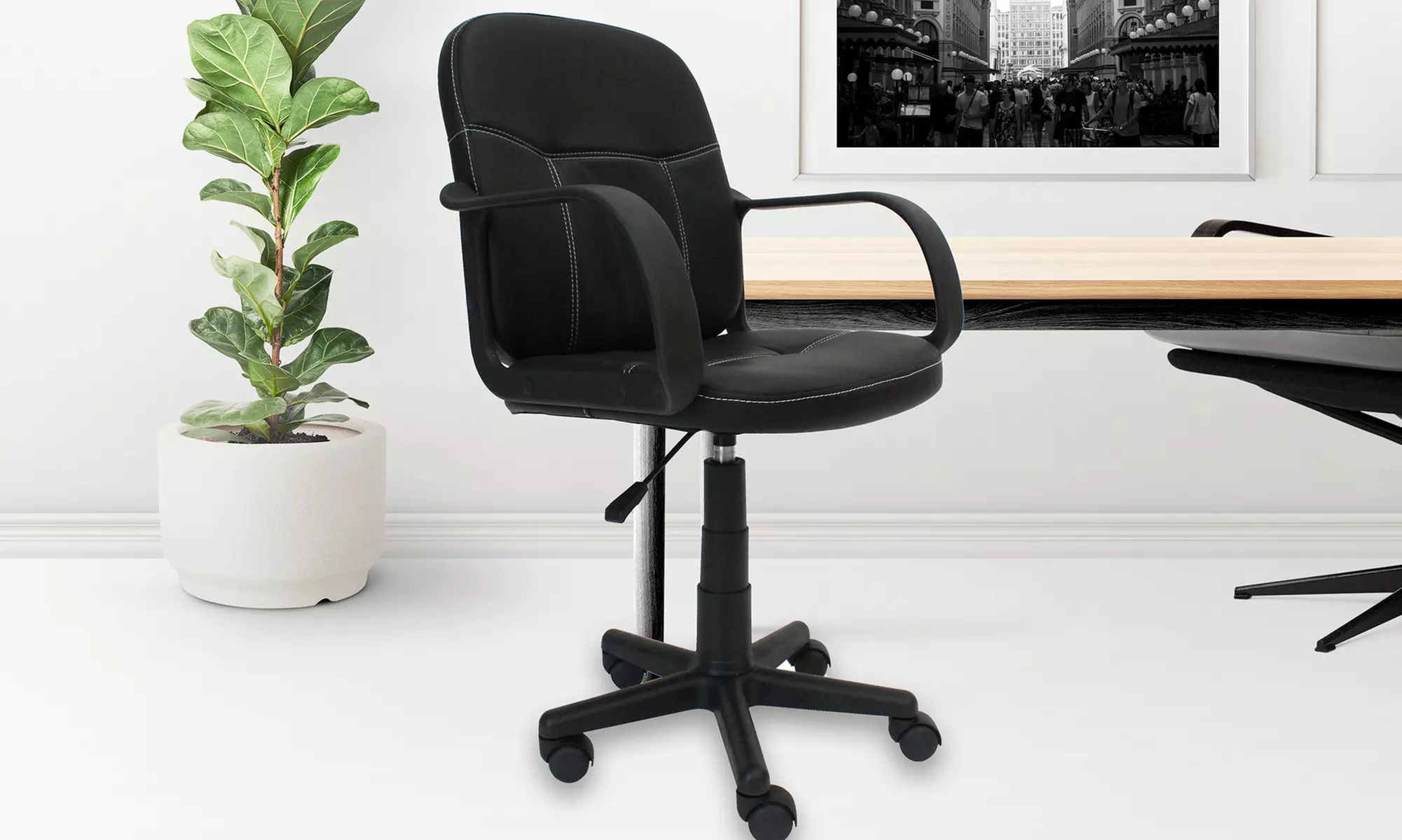 Sedia da scrivania in ecopelle