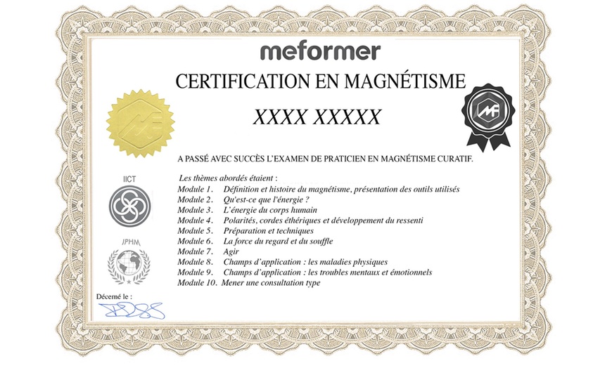 Image 4: Formation en ligne pour devenir magnétiseur certifié
