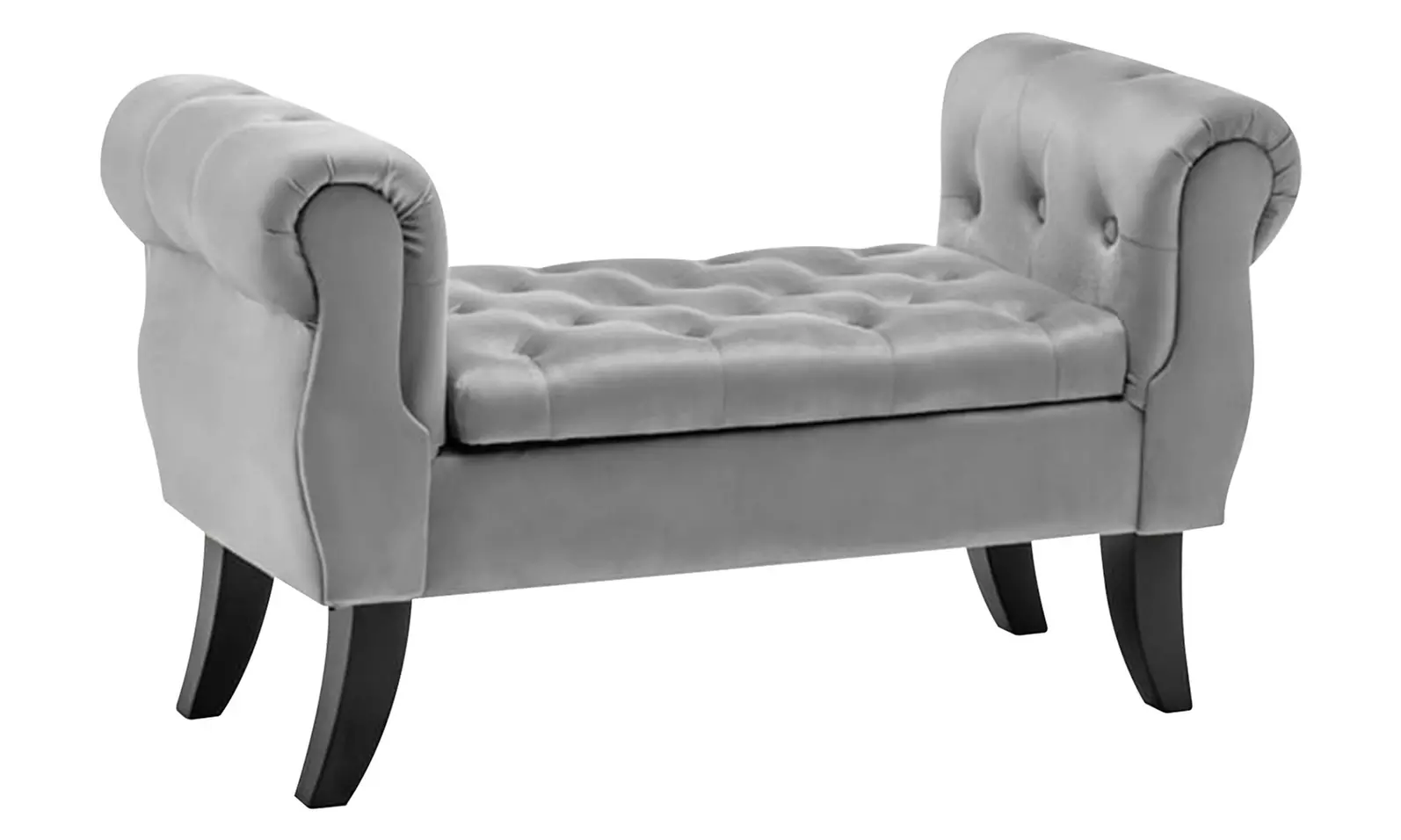 Cassapanca contenitore in velluto Lucrezia