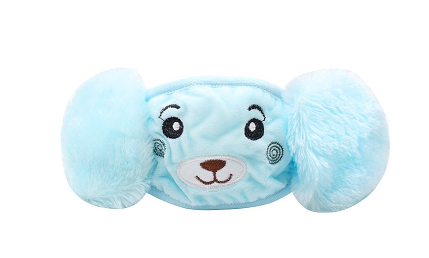 Image 2: Kids' Fluffy Mask with Earmuffs