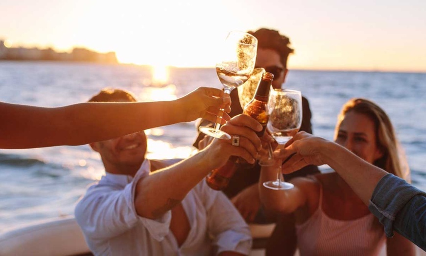 Image 2: Sat or Sun Luxury Sunset Cruise w/ Soft Drink, Sparkling, Wine or Beer