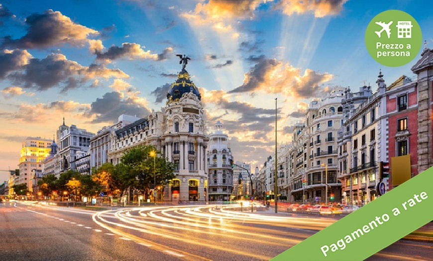 Image 1: ✈ Madrid 4*: volo diretto più 2 o 3 notti in hotel pagamento in 3 rate