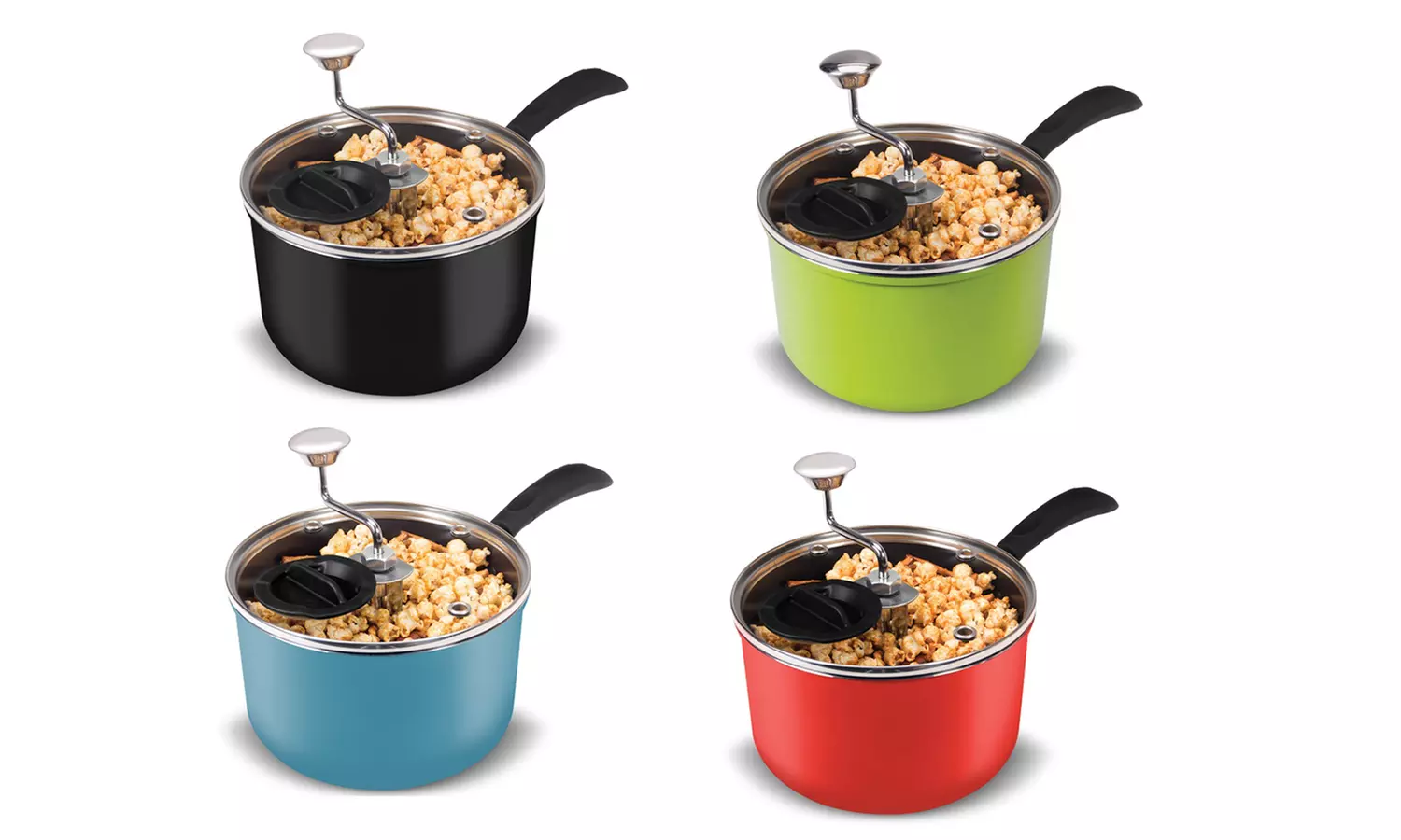 Zippy Pop Stovetop Popcorn Popper with Lid - Primary Image