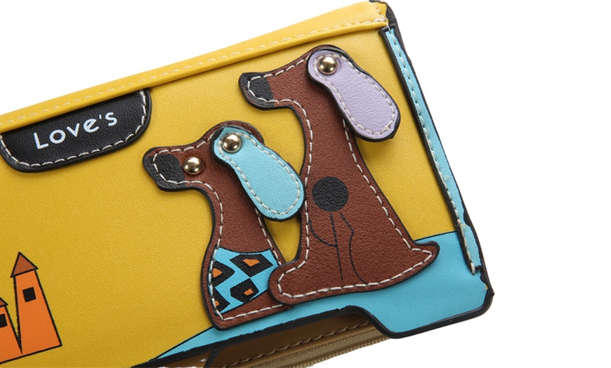 Image 14: Women's 3D Dog Wallet