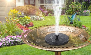 Solar-Powered Water Fountain