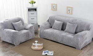 Fleeced Spandex Sofa Cover