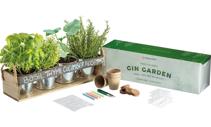 Image 2: 19-Piece Gin Garden Gift Set