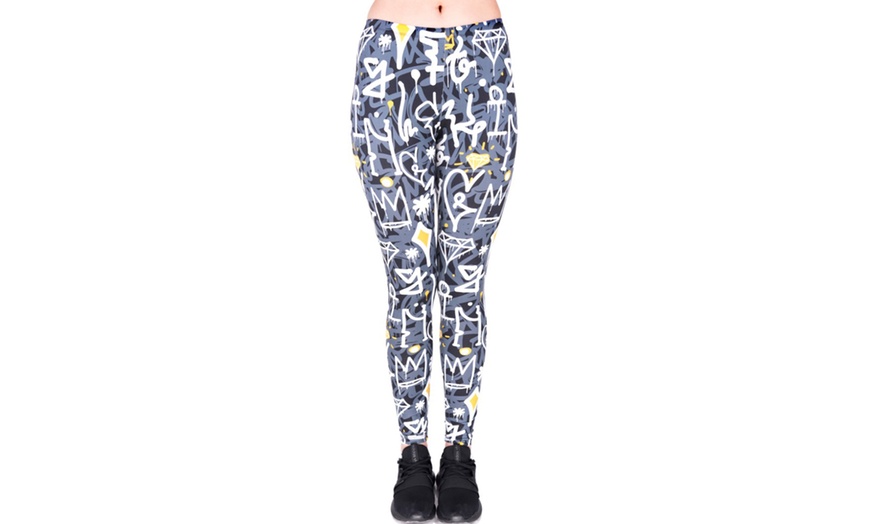 Image 20: Kukubird Novelty Leggings