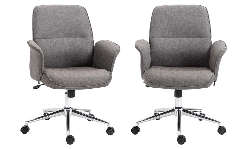 Image 2: HomCom Vinsetto Office Chair