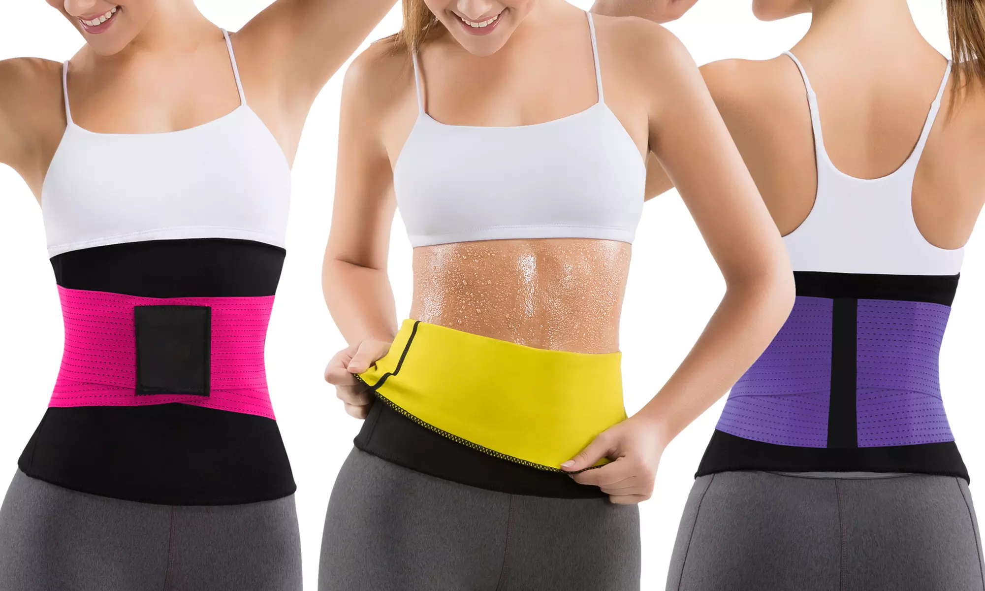 Hot Shapers Sweat Shaper Belt with Waist Trainer for Women - Primary Image