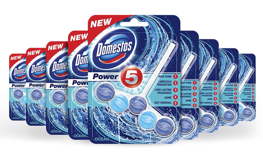 Image 7: Domestos Power 5 Rim Blocks 55g