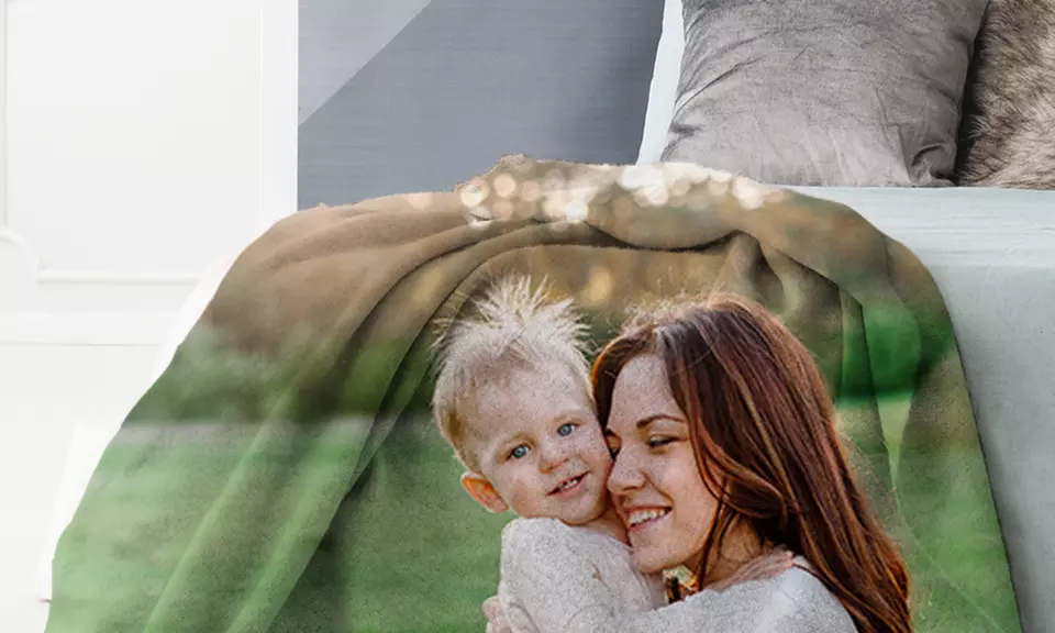 Couverture polaire avec photo avec Photo Gifts