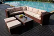 Yakoe Papaver Fully Assembled Six, Eight or Nine-Seater Rattan-Effect Sofa Sets with Optional Covers With Free Delivery - Image 6
