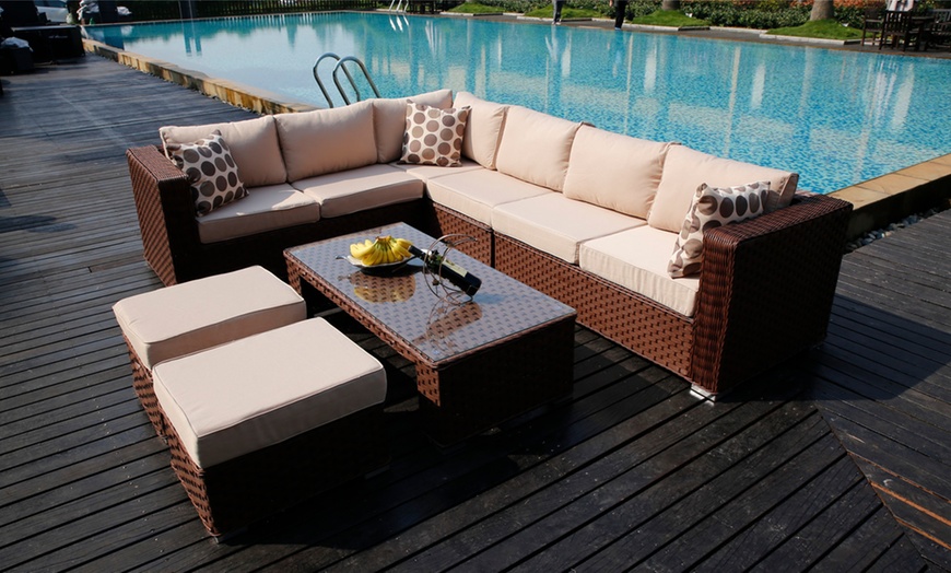 Image 6: Yakoe Papaver Rattan Sofa Sets