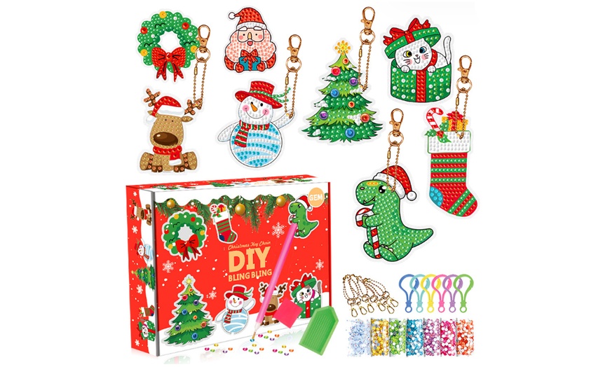 Image 2: Festive Design Diamond Stickers