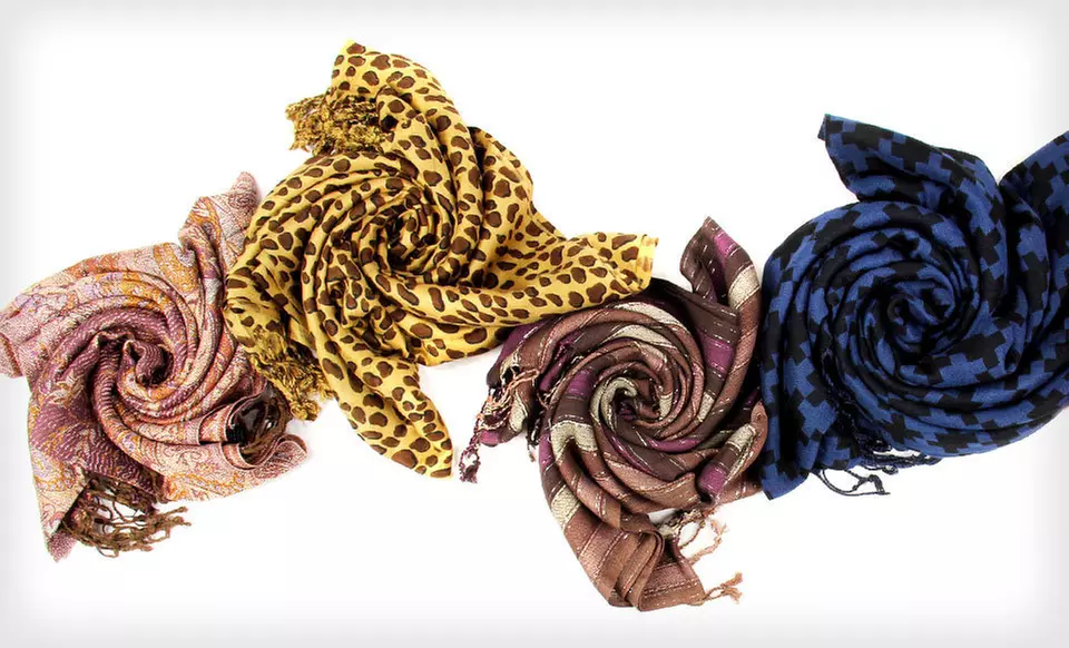 In-Things Woven Printed Scarves (Up to 70% Off). Five Styles Available. Free Shipping and Free Returns. - Second Medium