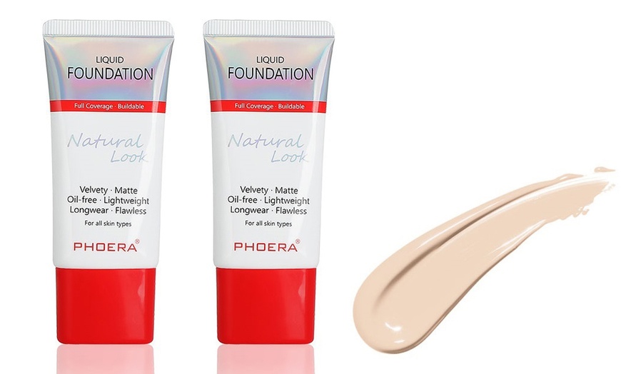 Image 22: Phoera Velvety Matte Lightweight Liquid Foundation