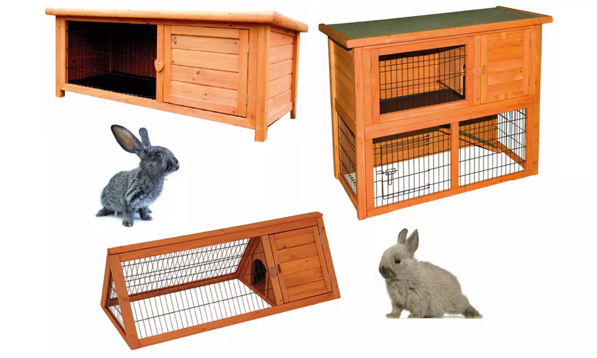 Clapiers RIGA en bois pour Lapins différents modèles - Primary Image