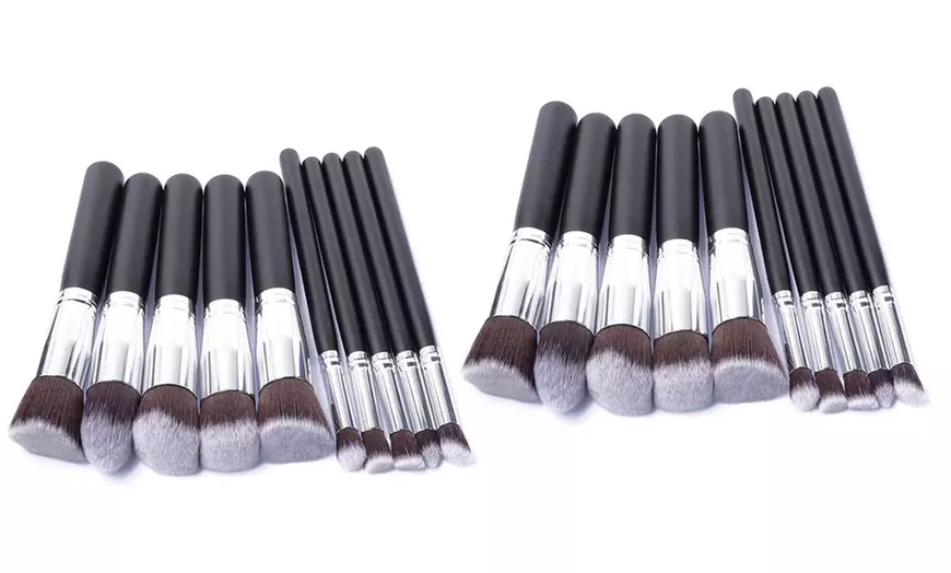 Image 5: Set de 10 pinceaux de maquillage