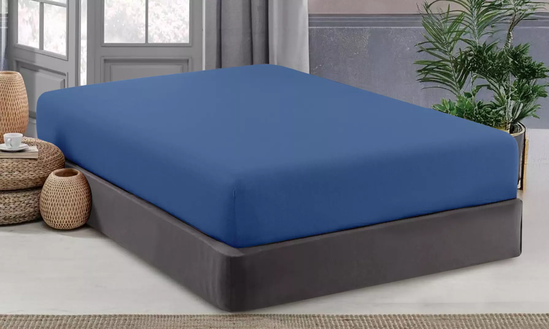 Lenzuolo sotto con angoli no stiro