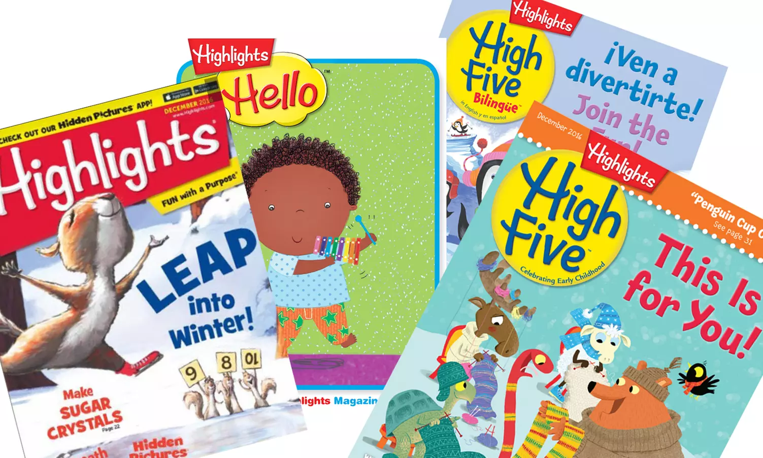 1-Year, 12-Issue Subscription to Highlights, High Five, High Five Bilingue, or Hello Magazine (25% Off) - Primary Image
