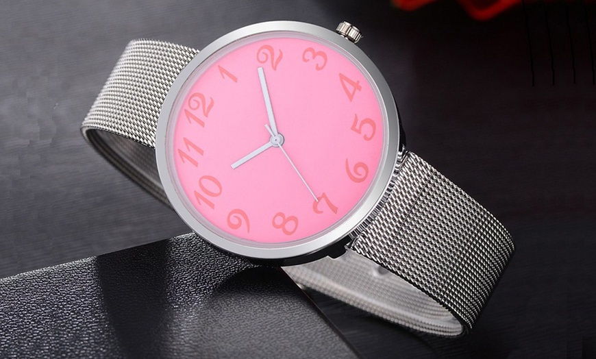 Image 6: Montre bracelet en metal