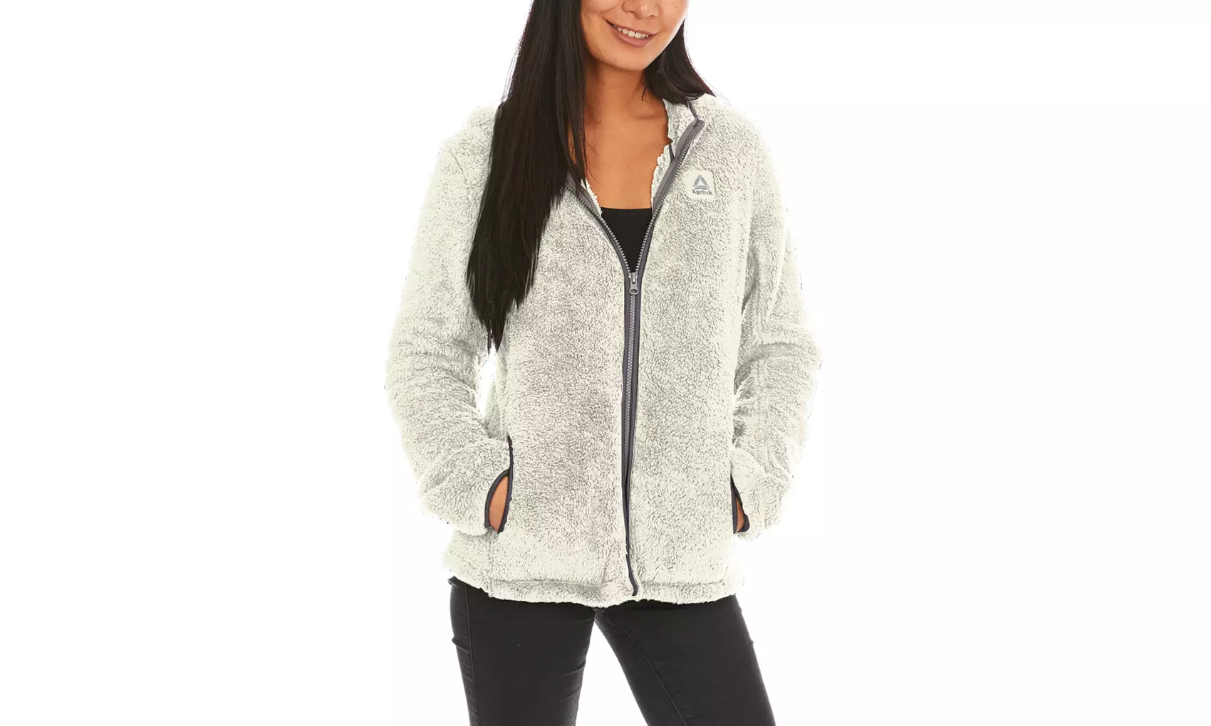 Reebok Wubby Fleece Full Zip Jacket (Size L) - Primary Image