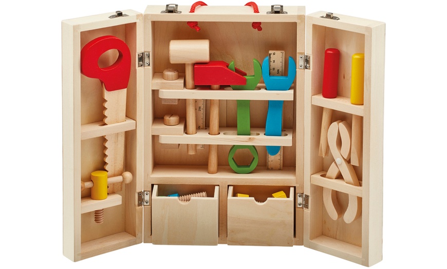 Image 4: Wooden Carpenters Play Set