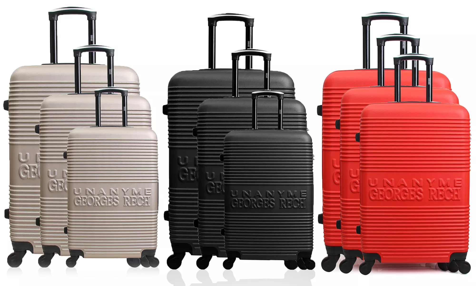 3-teiliges Koffer-Set Georges Rech in der Farbe nach Wahl (82% sparen*) - Primary Image