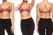 Style Clad Seamless Strappy Cross-Back Triangle Bralette - Second Medium