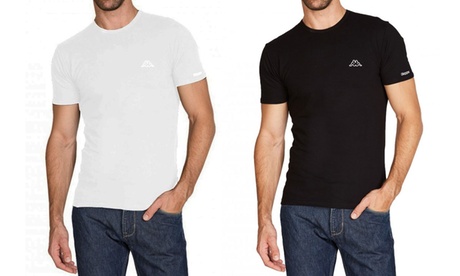 Pack da 2 o 4 t-shirt da uomo Kappa disponibile in 5 taglie e 2 colori