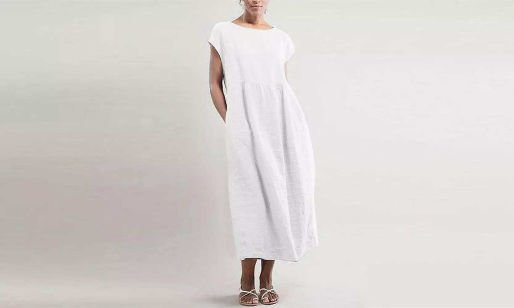 Women's Cotton Sleeveless Dress