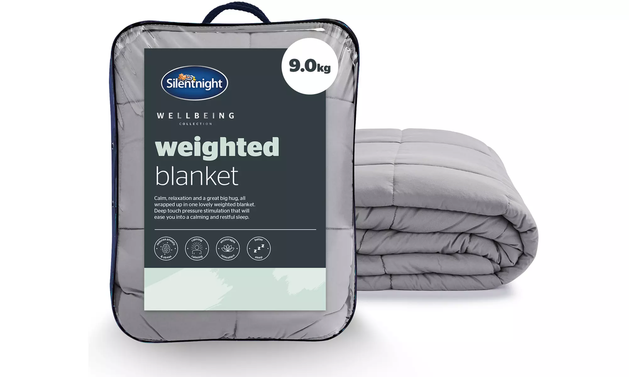 Silentnight Wellness Adult 9Kg Weighted Blanket - Primary Image