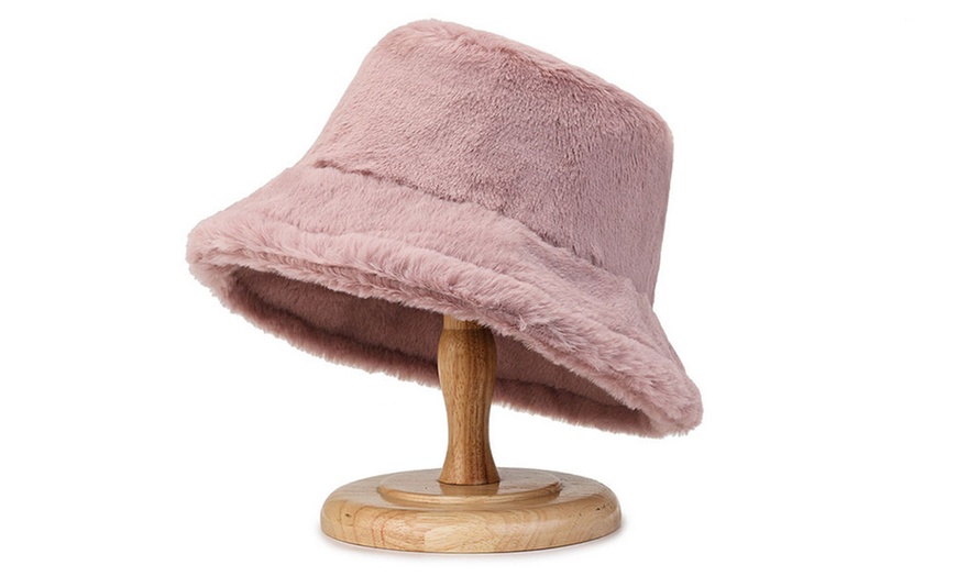 Image 5: One or Two Women's Plush Bucket Hat