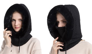 Integrated Winter Cold Proof and Warm Scarf Mask